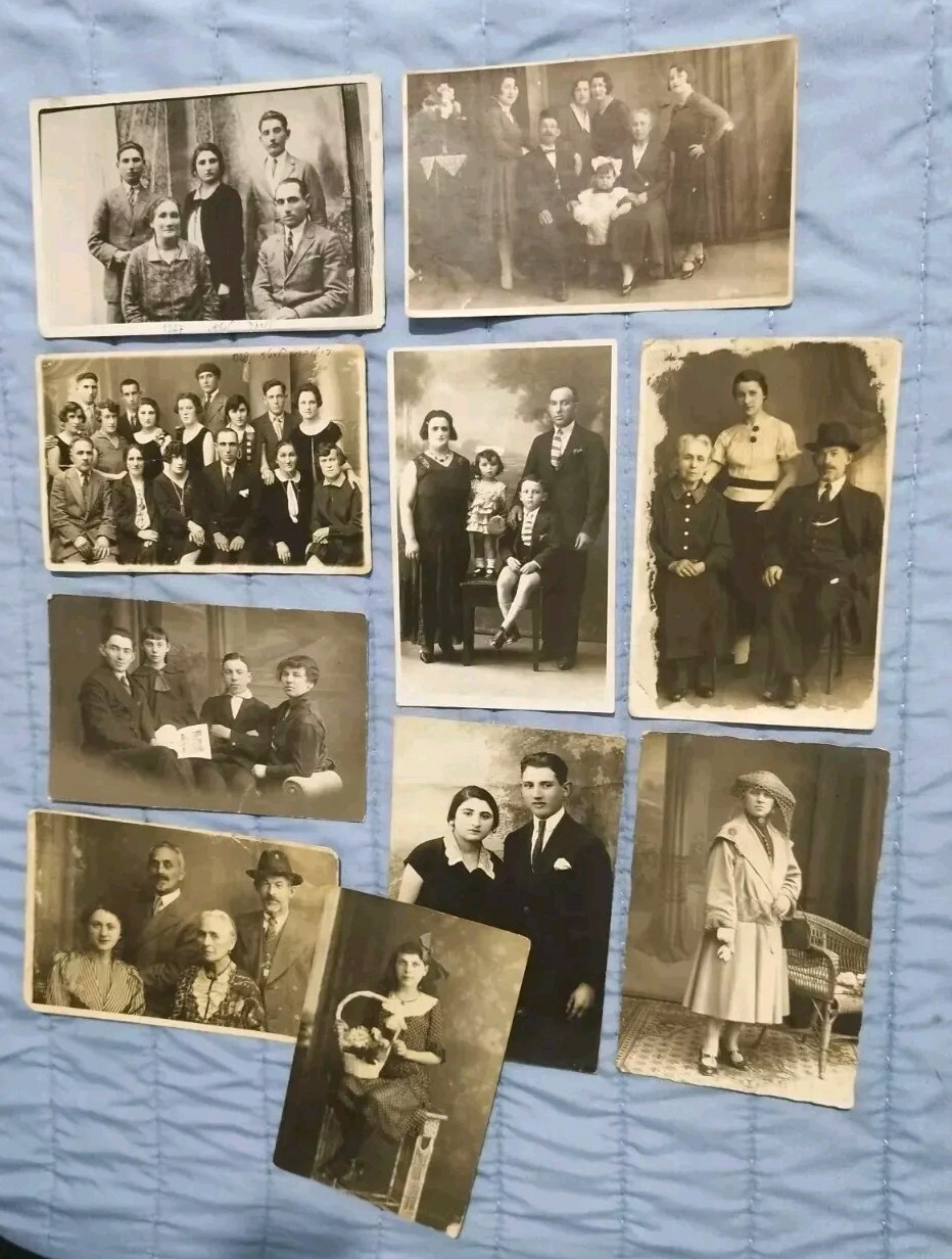 Rietavas Lithuania Lithuanian Jewish Judaica Family Photos X10 Yiddish 1930s Rietavas Lithuania Lithuanian Jewish Judaica Family Photos X10 Yiddish 1930s