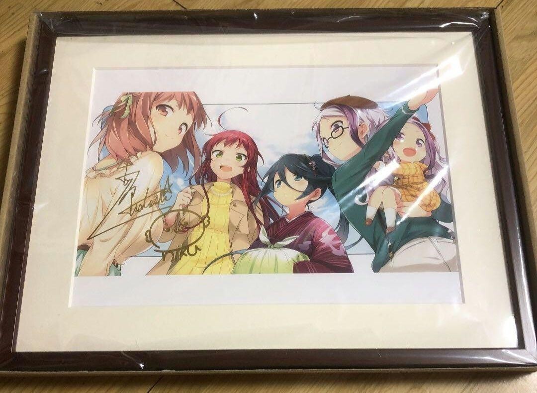 The Devil is a Part-Timer Signed original illustration Character Goods d606 The Devil is a Part-Timer Signed original illustration Character Goods d606