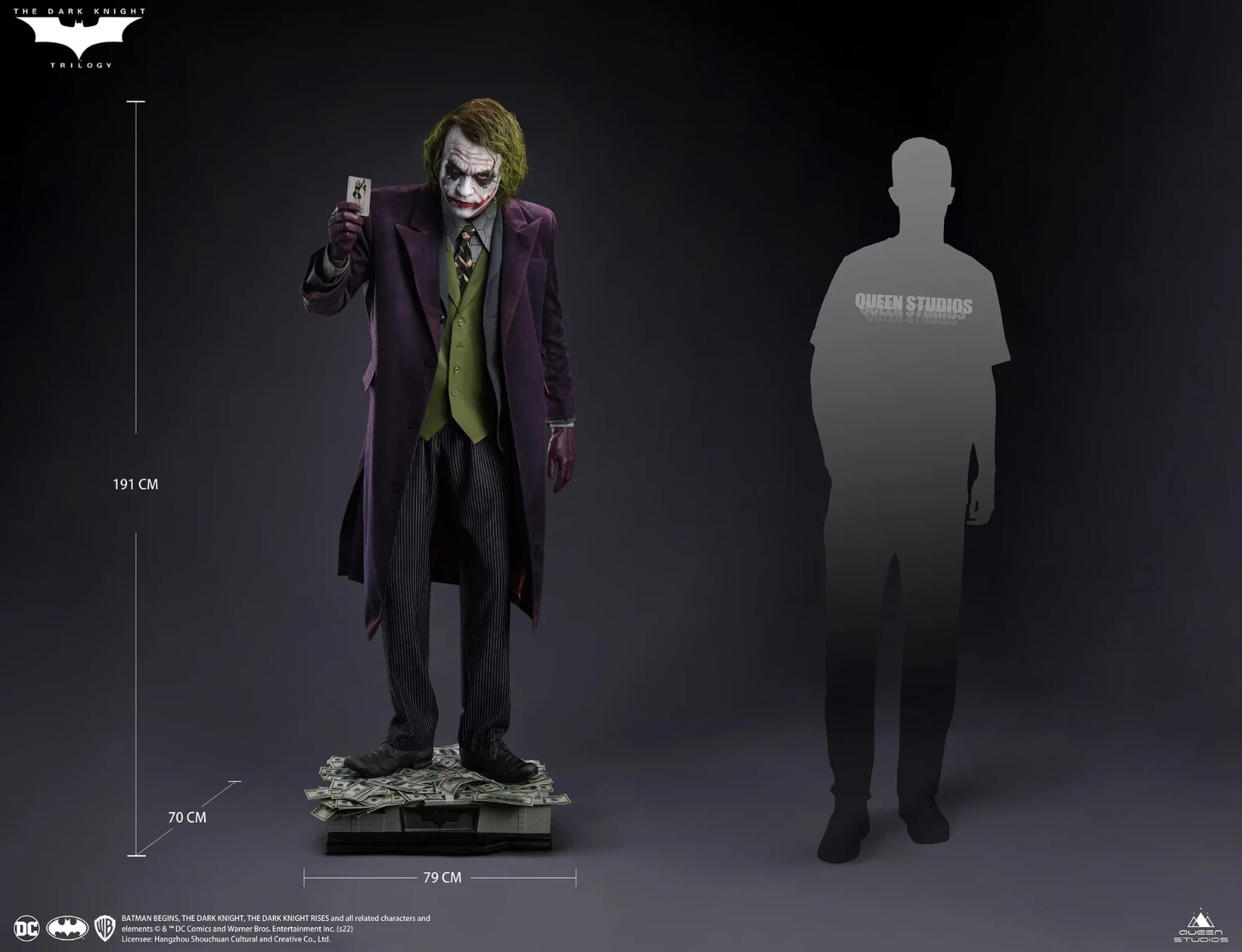 Queen Studios Joker (full-length portrait) Life-Size Statue 1/1 Limited Edition Queen Studios Joker (full-length portrait) Life-Size Statue 1/1 Limited Edition