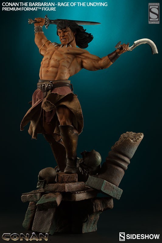 CONAN THE BARBARIAN RAGE OF THE UN DYING PREMIUM FORMAT FIGURE EXCLUSIVE 180/200 CONAN THE BARBARIAN RAGE OF THE UN DYING PREMIUM FORMAT FIGURE EXCLUSIVE 180/200