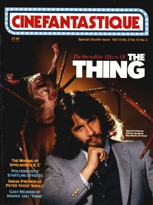 Cinefantastique (vol. 13) #2 VF; FSC | 3 the Thing Horror Movie - w/Bag+Board