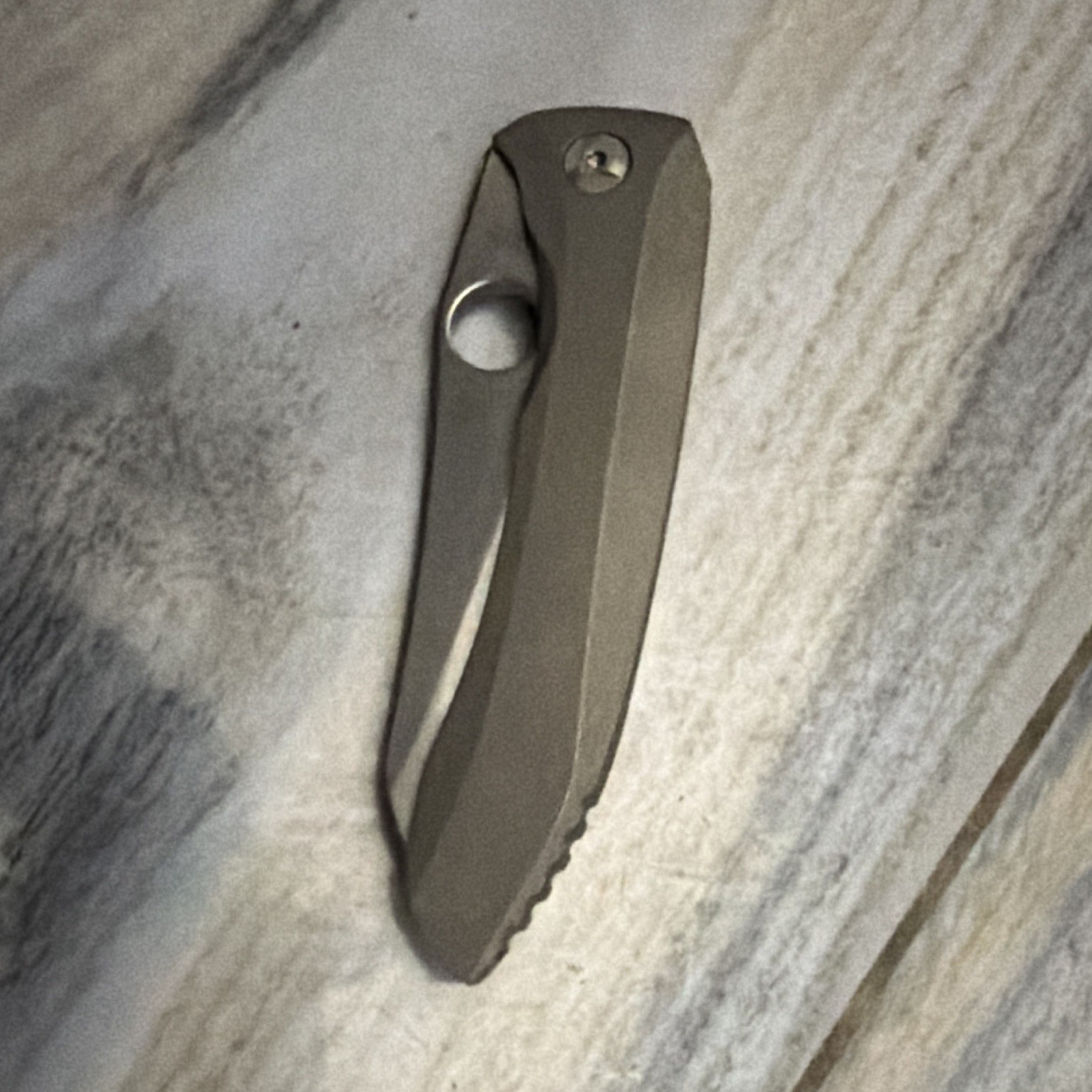 Spyderco Paysan Pocketknife Titanium Frame Lock CPM S90V Grail knife