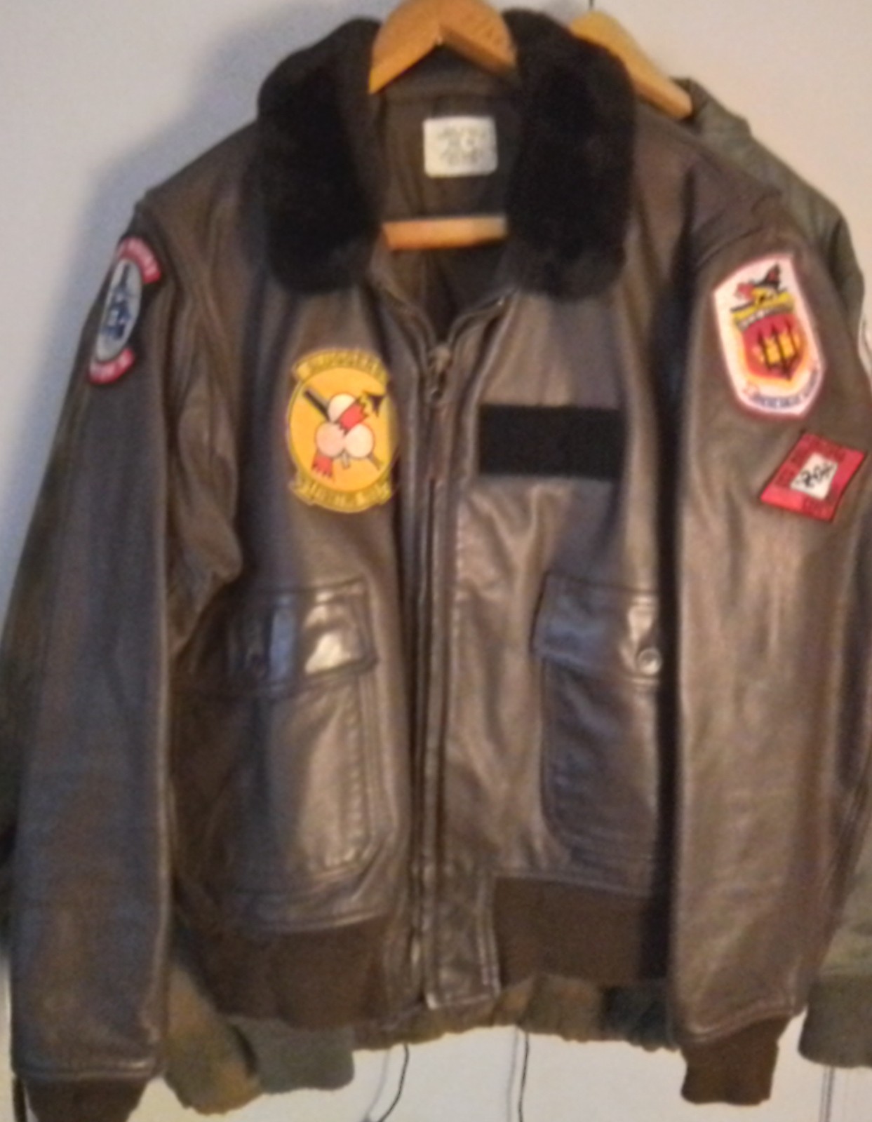 G-1 Flight Jacket VF-103 Sluggers Squadron - USS Saratoga CV-60 c.1977
