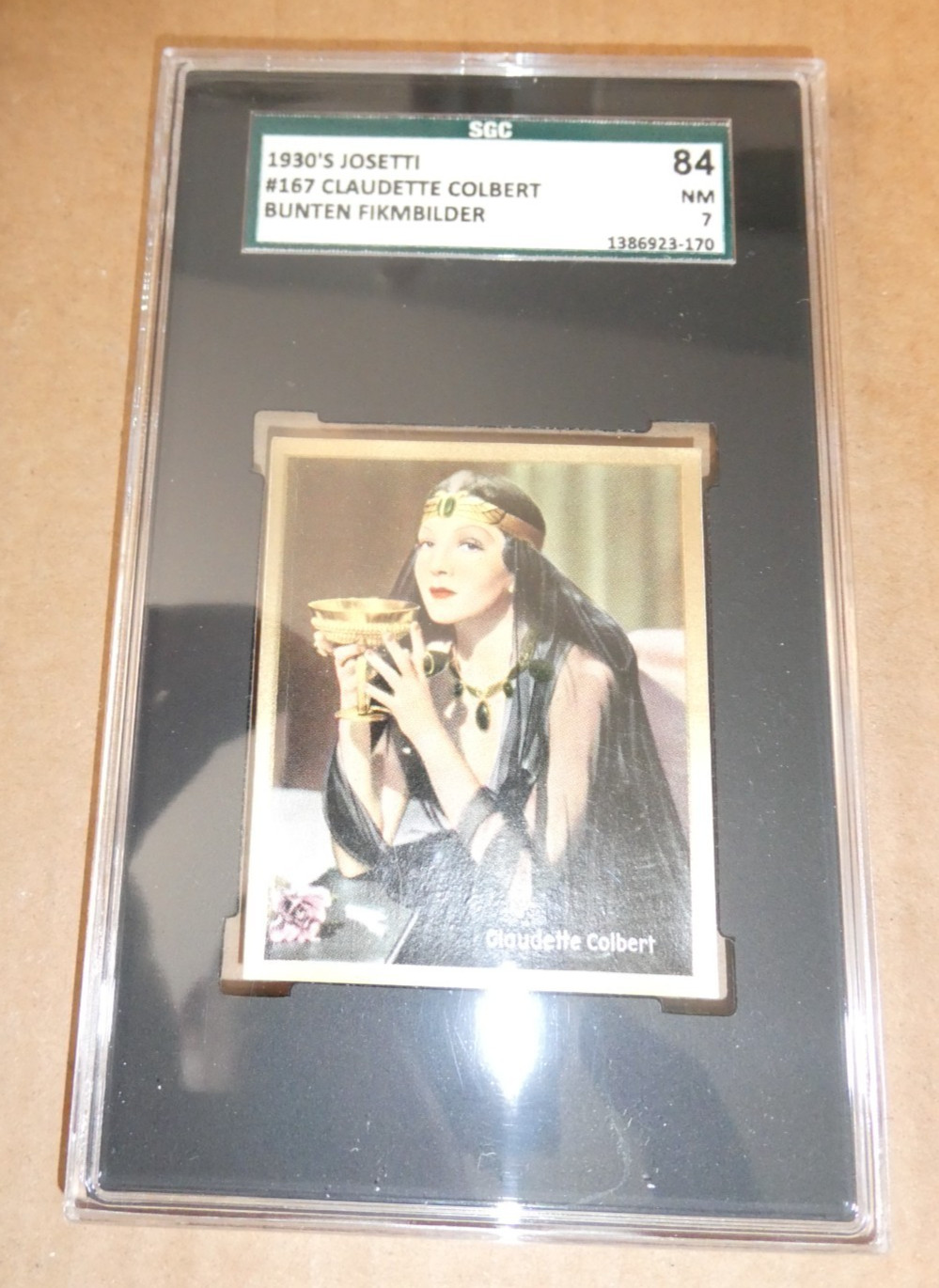 HTF SGC 7 84 1930s #167 Claudette Colbert Josetti Bunten Filmbilder Card HTF SGC 7 84 1930s #167 Claudette Colbert Josetti Bunten Filmbilder Card