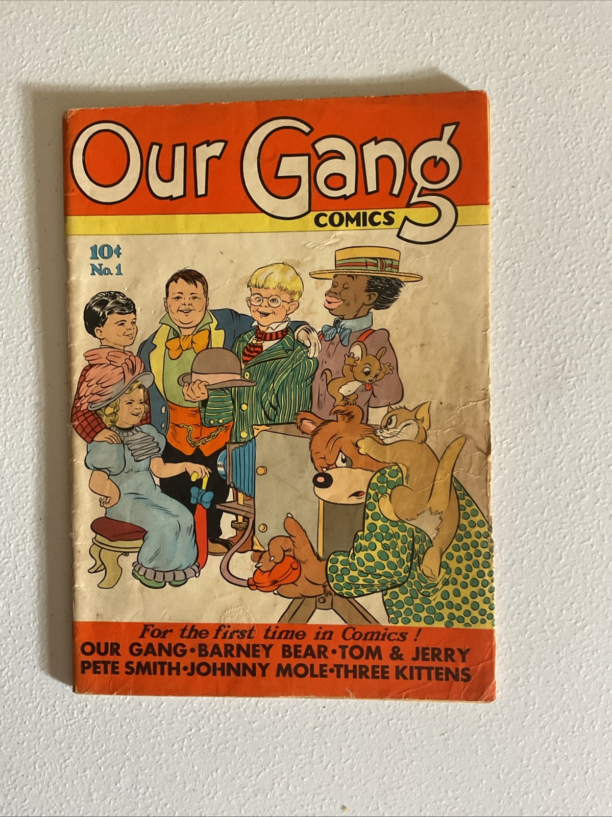 Our Gang 1 Comic 1st app Tom and Jerry Vintage Comic From 1942