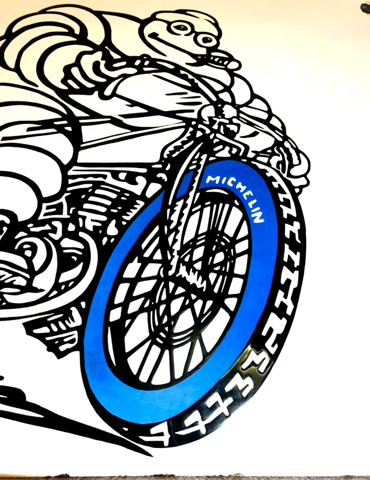 (1920s) RAREST OF RARE MICHELIN SIGN Circa:1923 (1920s) RAREST OF RARE MICHELIN SIGN Circa:1923