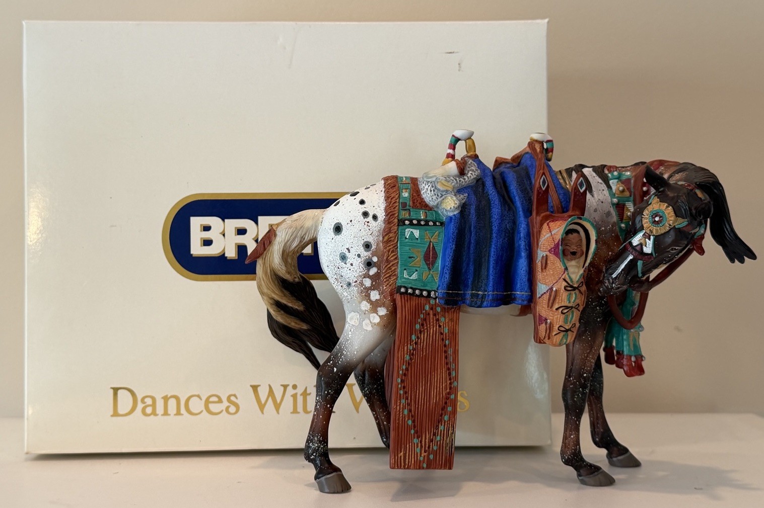 Breyer BreyerFest Dances with Wolves NIB Porecelain Set #711118 Special Run