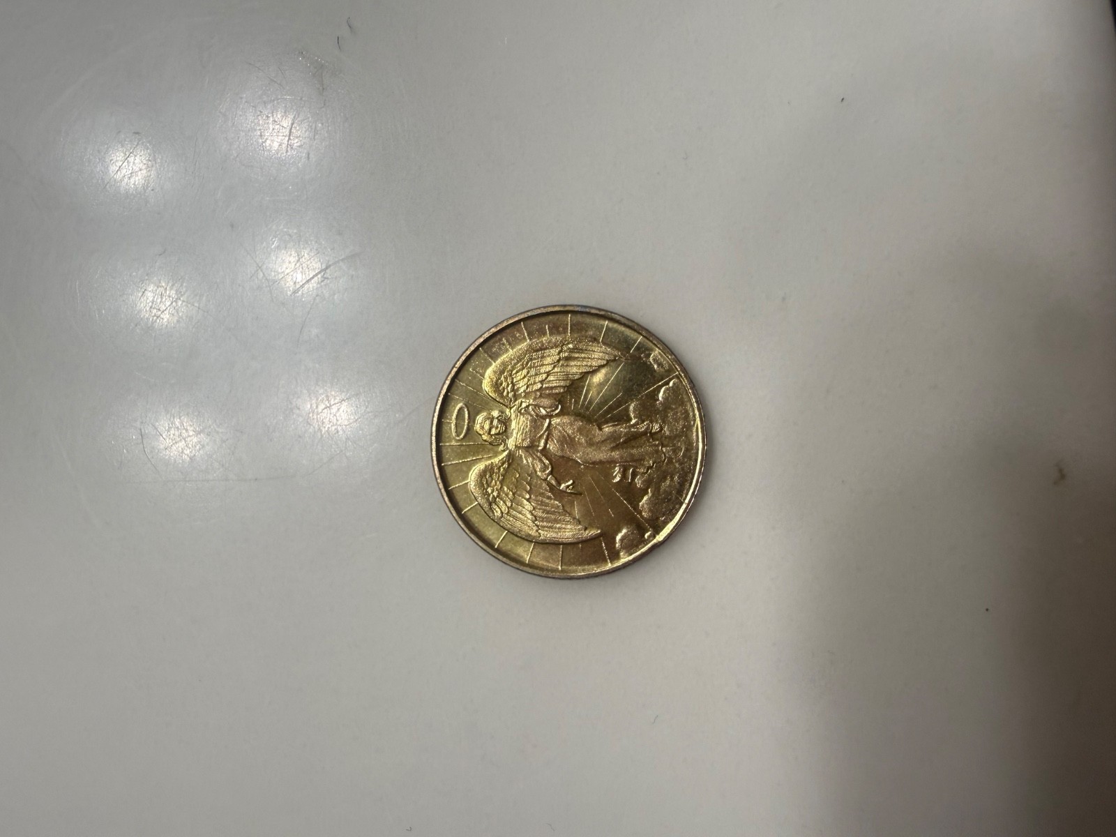 Guardian Angel Coin Double Sided A6 WW2 Era