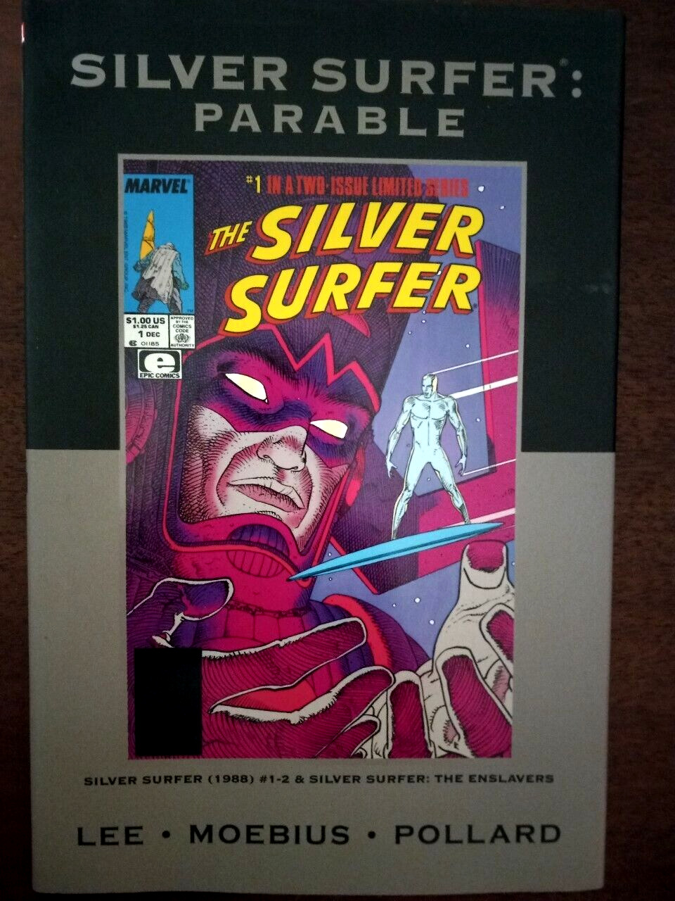 Silver Surfer: Parable Hard Cover Marvel Comic Limited Print Collector's Edition