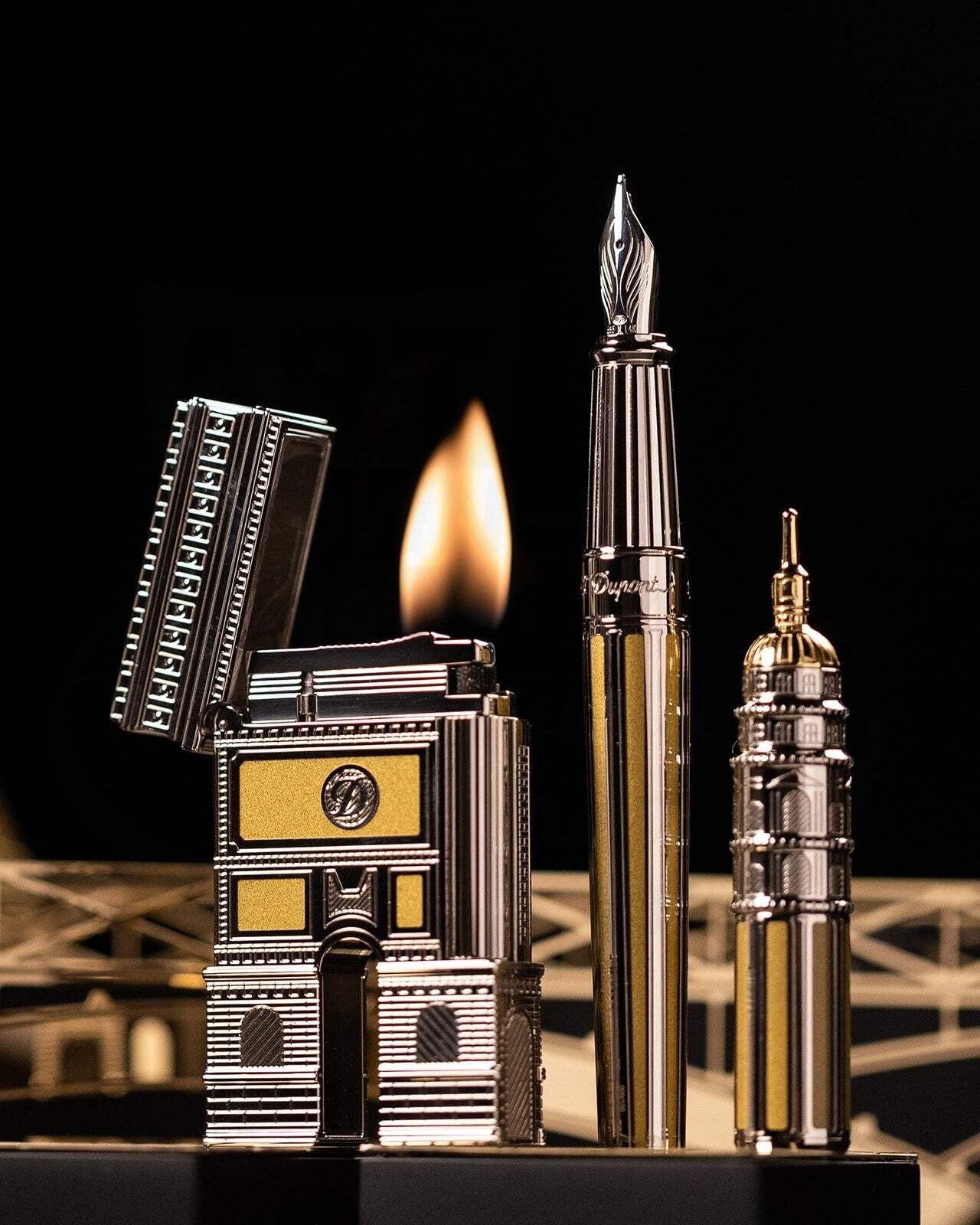 S.T. Dupont Limited Edition S.T. Dupont Loves Paris Collector's Set, C2STDLOVESP