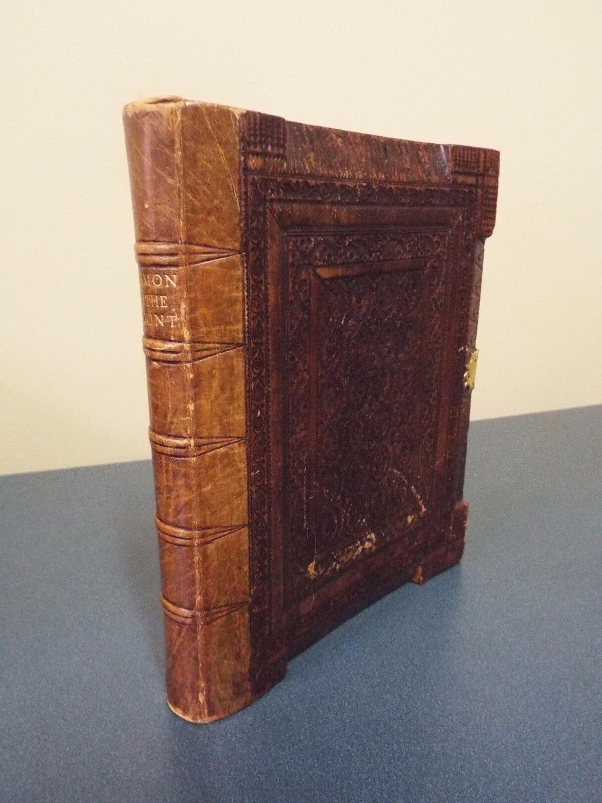 Magnificent Illuminated Manuscript - Circa 1890's - Sermon on the Mount/Bible