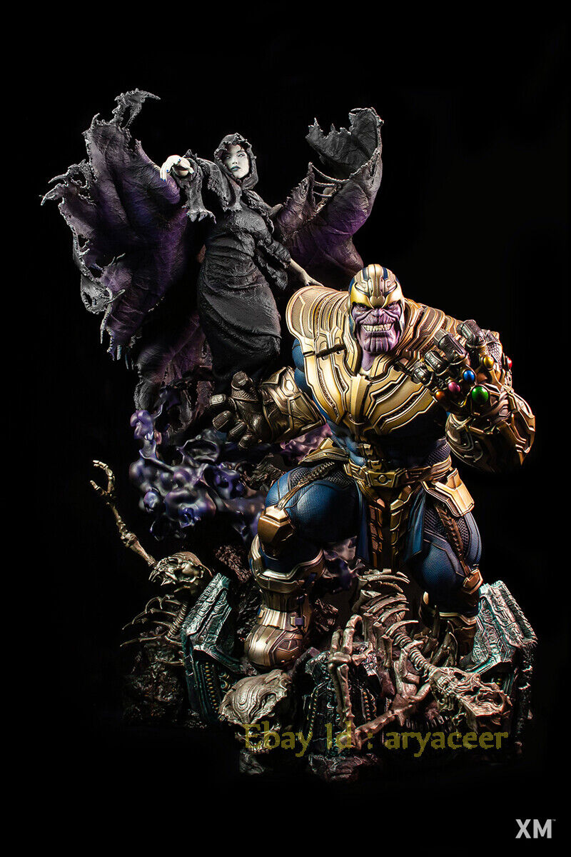 XM Studios 1/4 Thanos with Lady Death Limited Figure Statue In Stock
