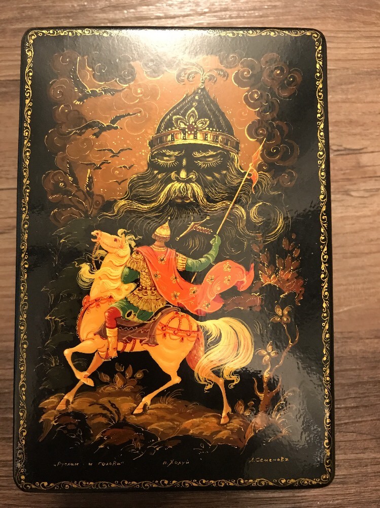 U.S.S.R.Lacquer Box Kholui Холуй 