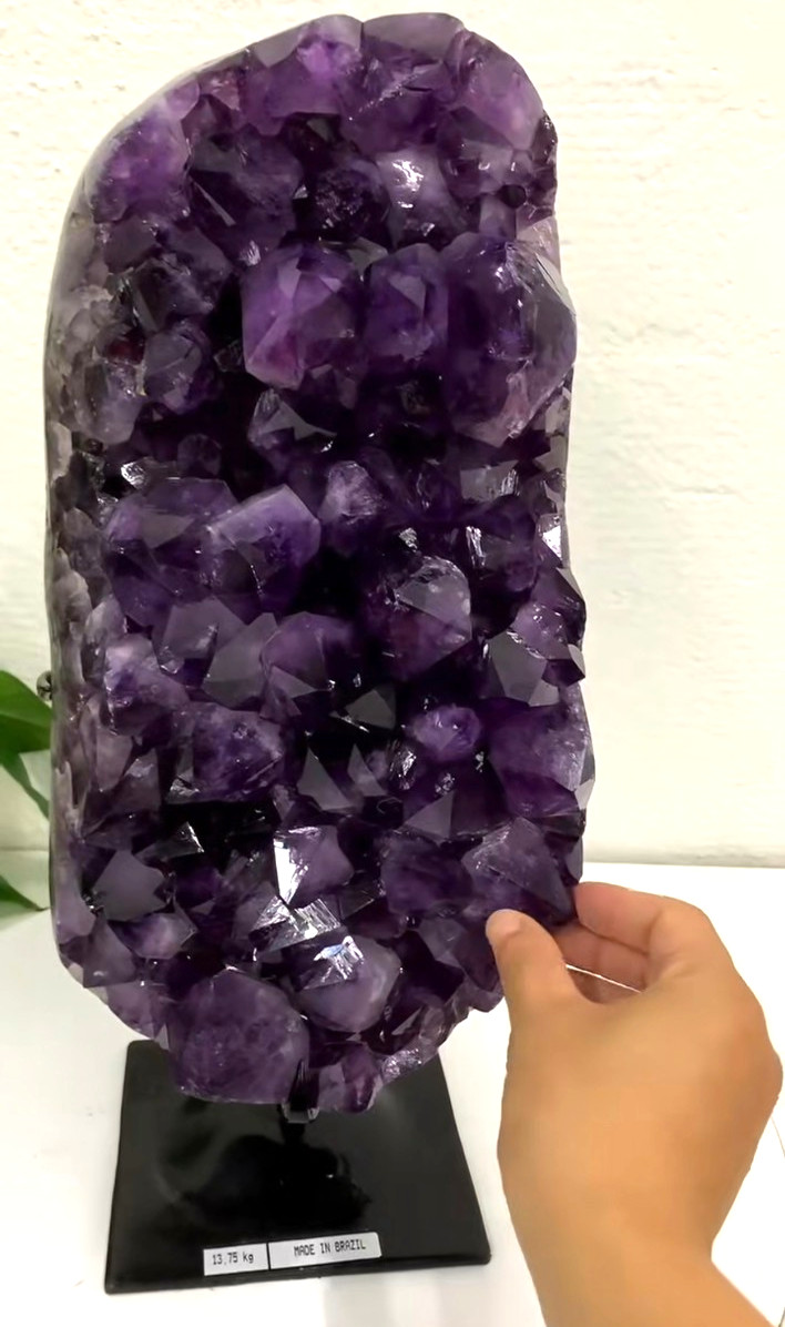30.2LB Top Natural Amethyst Crystal Cluster Large particles Mineral Reiki Decor