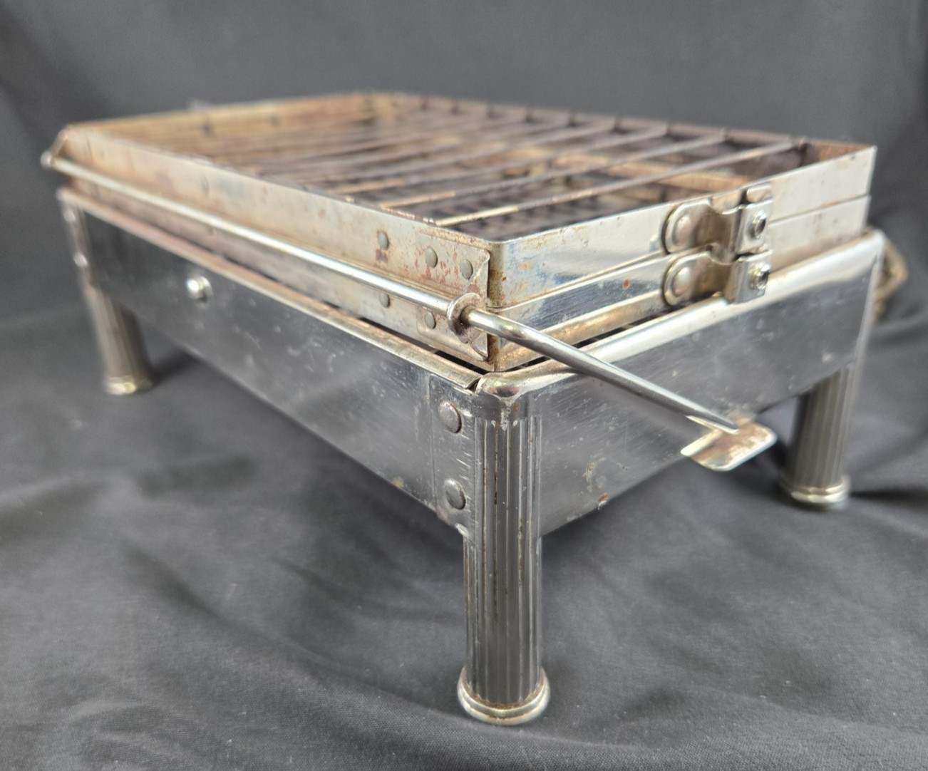 Sunbeam Model B Toaster Vintage 1920s Electric Flip Toast Works Tested Video Sunbeam Model B Toaster Vintage 1920s Electric Flip Toast Works Tested Video