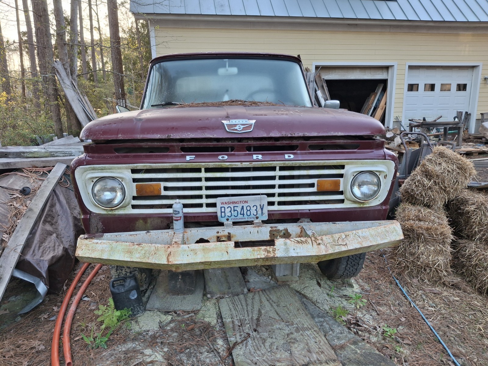 1963 FORD F250 FOUR WHEEL DRIVE PICK UP TRUCK