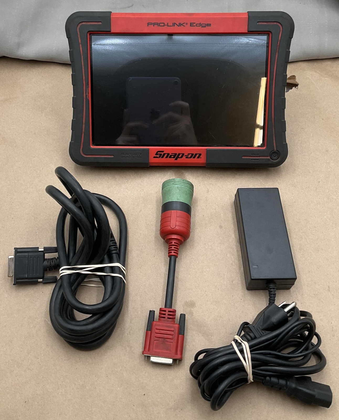 Snap-on PRO-LINK Edge EEHD189090 Heavy Duty Vehicle Scanner w/ Cables Very Good Snap-on PRO-LINK Edge EEHD189090 Heavy Duty Vehicle Scanner w/ Cables Very Good