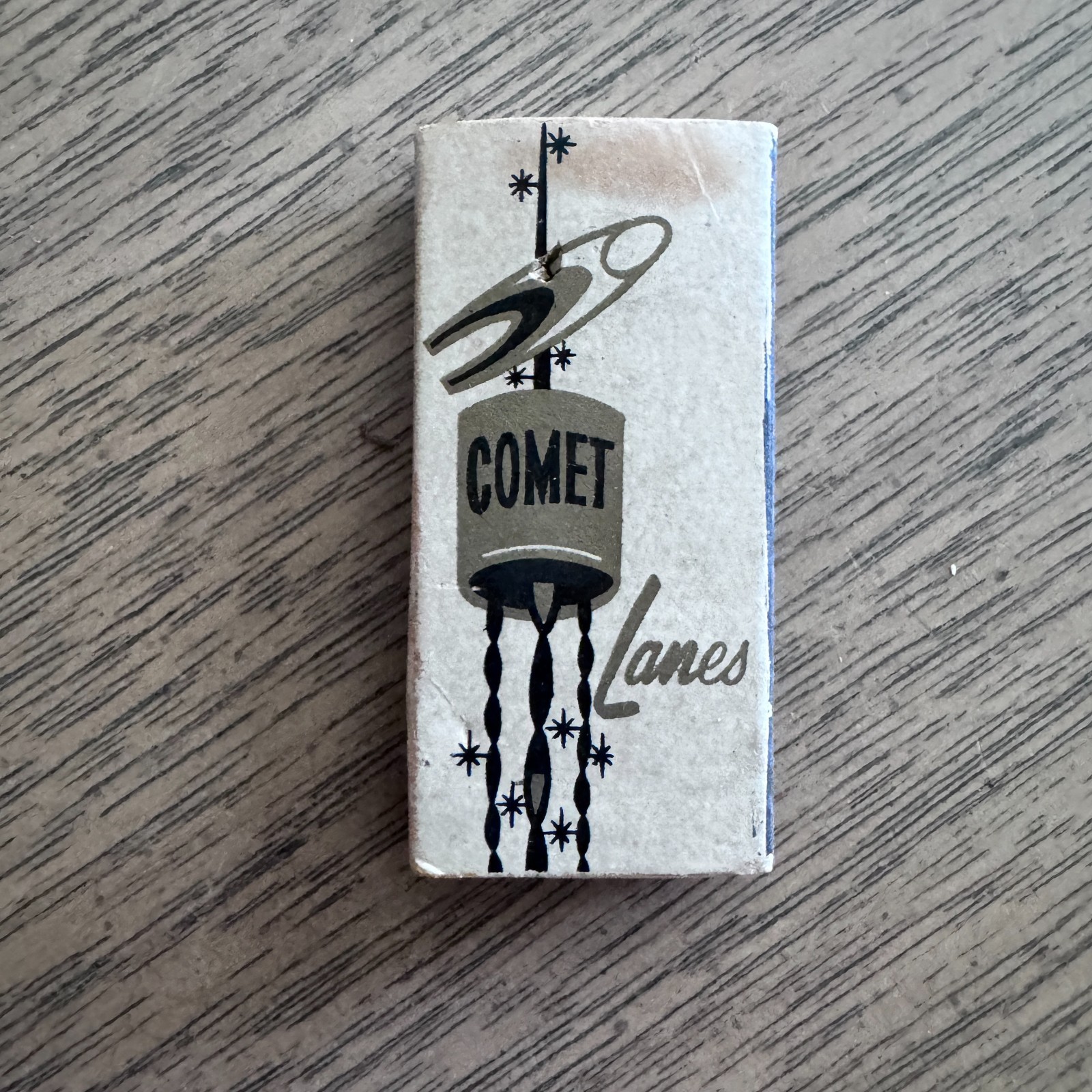 Vtg Comet Lanes Bowling Bowl Stardust Room Cocktails Dining Matches Matchbook Vtg Comet Lanes Bowling Bowl Stardust Room Cocktails Dining Matches Matchbook
