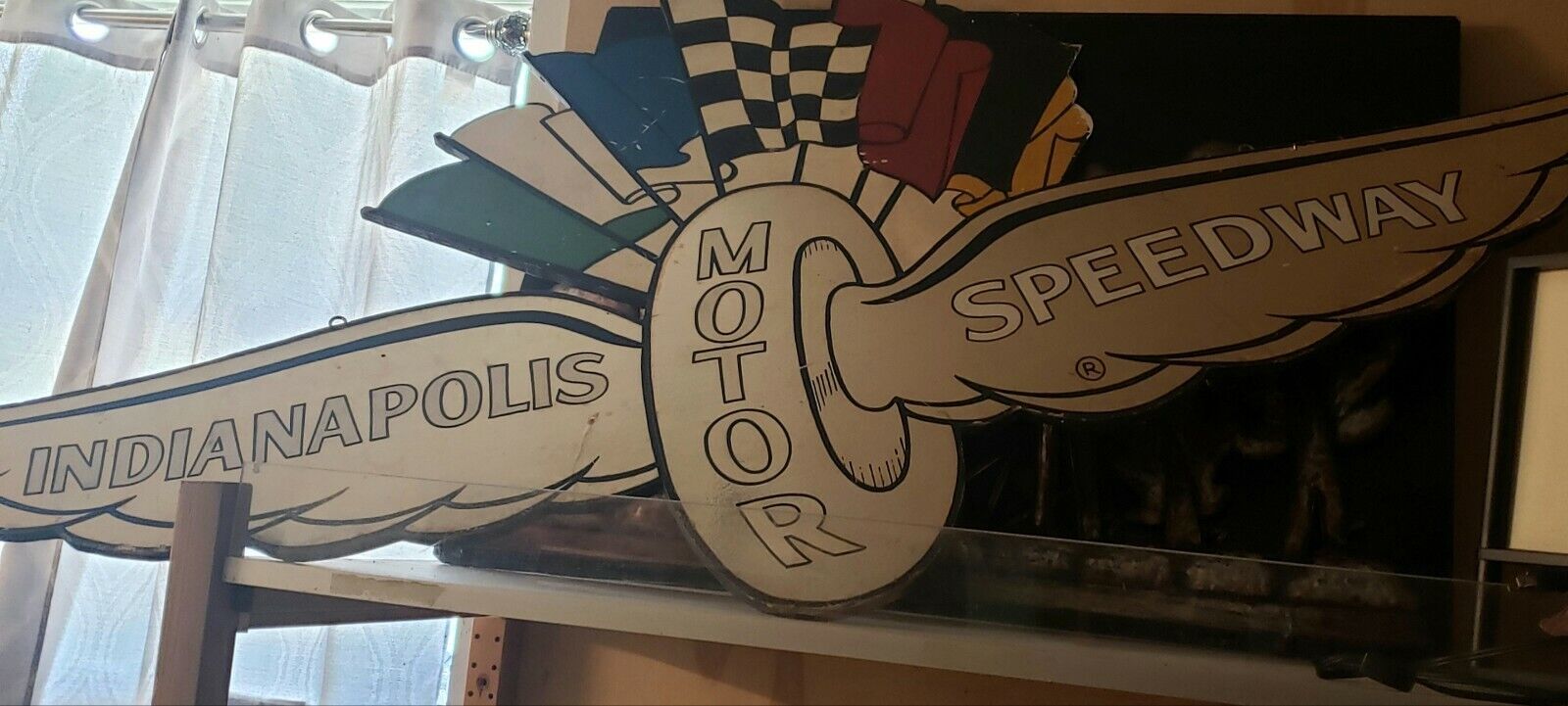 Indy 500 Sign, Vintage, Race Fans