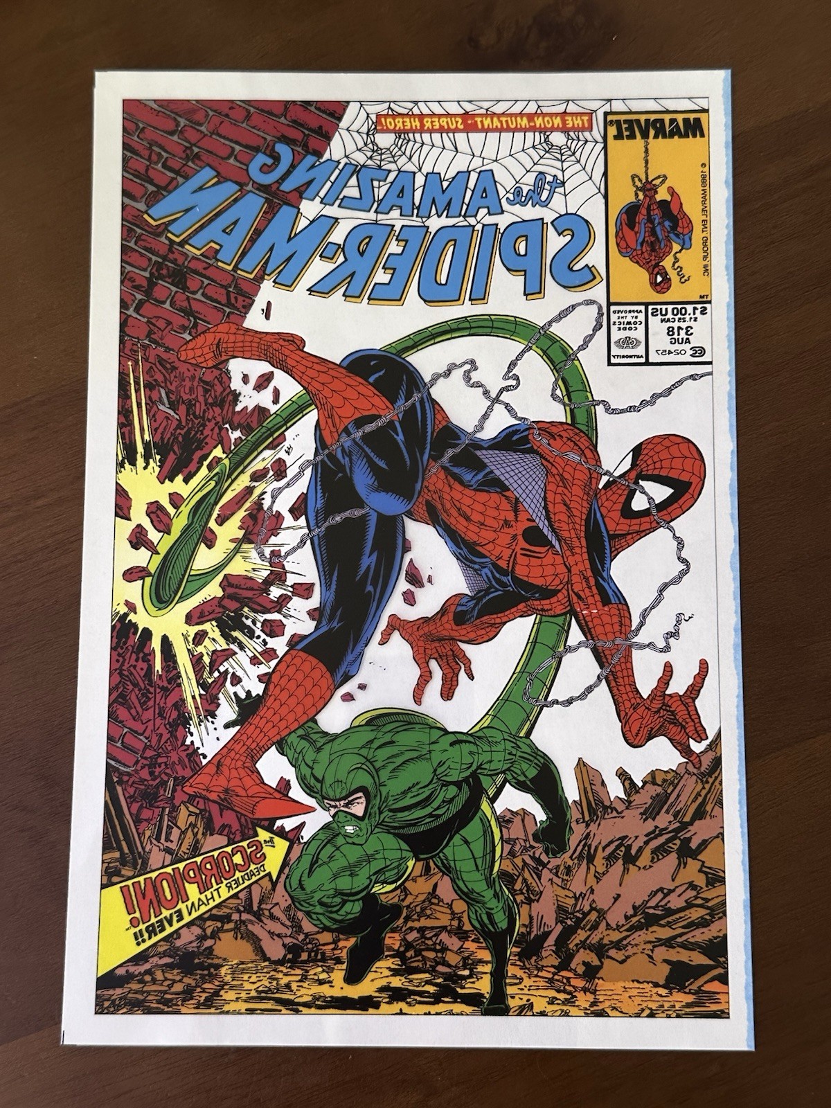 Original Marvel Comics color production film positive (acetate) Original Marvel Comics color production film positive (acetate)