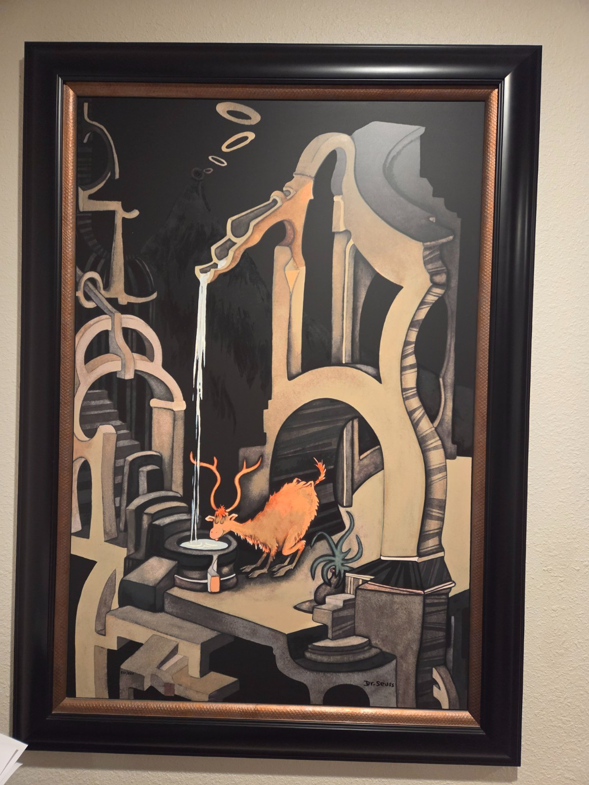 Two Limited edition 2' by 3' Dr Seuss Prints with Certificate of Authenticity Two Limited edition 2' by 3' Dr Seuss Prints with Certificate of Authenticity