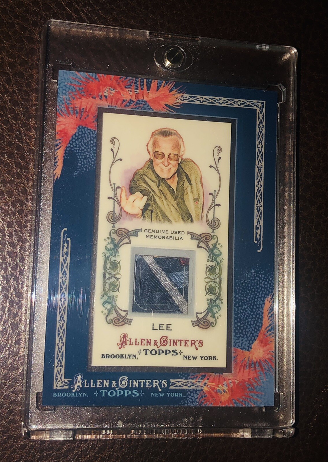 STAN LEE TOPPS Allen & Ginter 2011 RELIC CARD MARVEL SPIDER-MAN COMIC NM/M GRAIL