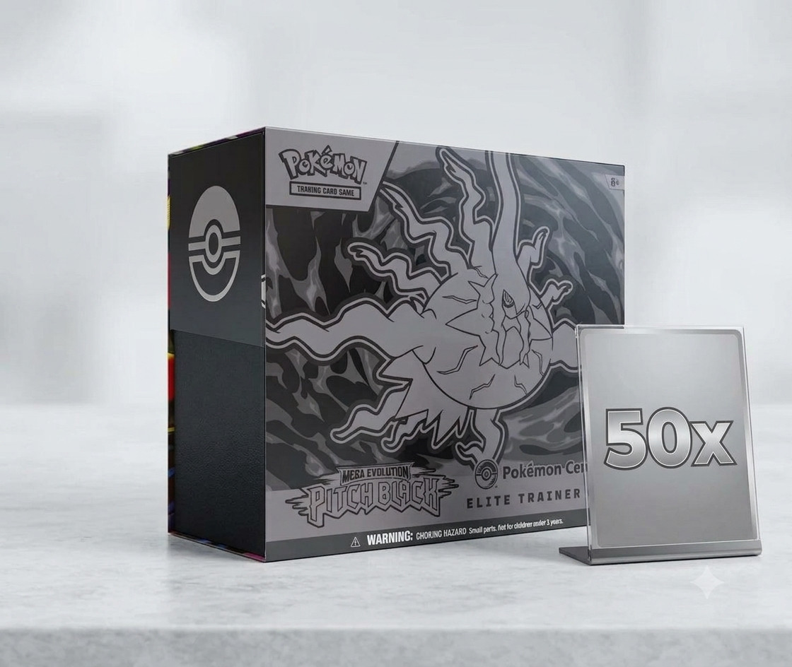 BULK 100x Pokemon Center Pitch Black Pokemon Center Elite Trainer Box EU BUYER BULK 100x Pokemon Center Pitch Black Pokemon Center Elite Trainer Box EU BUYER
