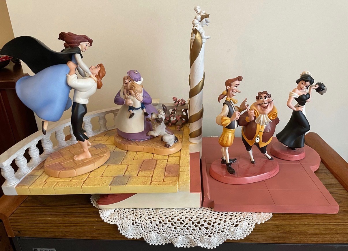 WDCC Beauty and the Beast The Curse is Broken Whole Set