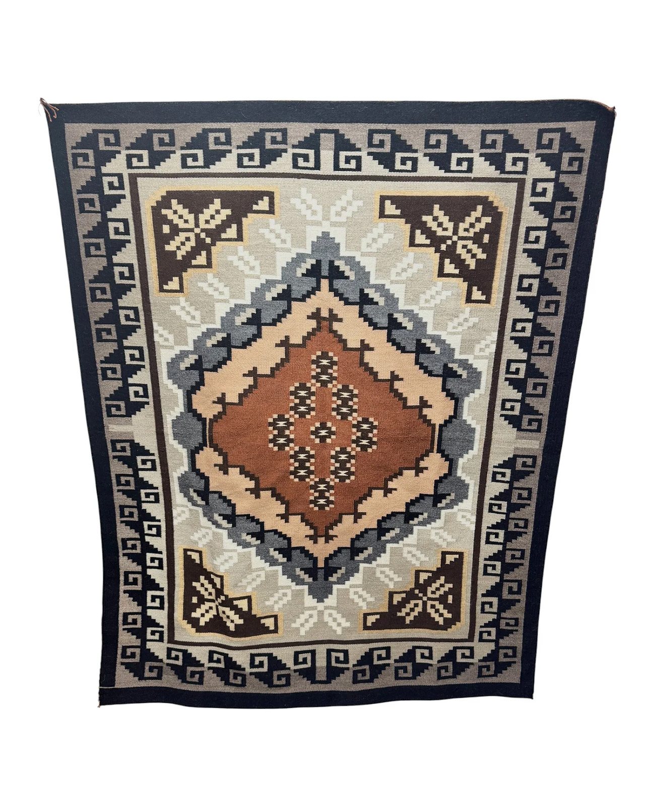 Margie Elwood, Rug, Two Grey Hills, Navajo, 53 Margie Elwood, Rug, Two Grey Hills, Navajo, 53