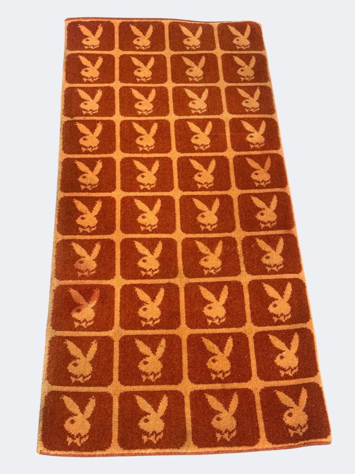 VINTAGE 60'S RARE LOS ANGELES PLAYBOY CLUB CARPET SLAB HUGH HEFNER BUNNY