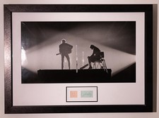 RARE 1965 VINTAGE 20x30 SIGNED Print of DYLAN AND BAEZ “CROSSED LIGHTS” Photo picture