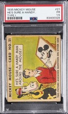 1935 MICKEY MOUSE TYPE I #21 HE'S SURE A HANDY.. PSA 1.5 picture