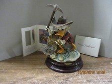 Carl Barks Scrooge McDuck - Eureka  Porcelain Figurine Giuseppe Armani picture