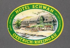 Hotel luggage label very pretty . country unknown #541 picture