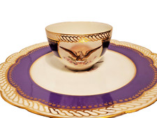 1876 Centennial Exposition Abraham Lincoln Plate and Teacup SET picture