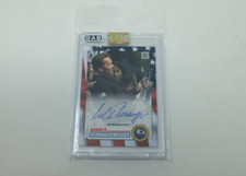 β¨πͺ GAS Trading Arnold Schwarzenegger Signed / Autographed Card (20/25) πͺβ¨ picture