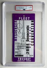 Barack Obama Signed 2004 Democratic National Convention Ticket 1st DNC PSA/DNA picture
