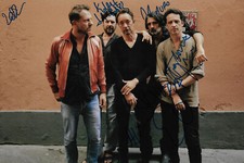 dEUS band autographs signed 20x30 cm picture picture