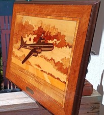 1944 B-29 SUPERFORTRESS vtg WW2 boeing airplane bomber WPA anderson woodworking picture