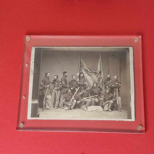 7th Illinois Infantry Reg. Volunteer Color Guard & Henry rifles Mathew brady picture