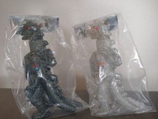 Marusan 450 Mechagodzilla Clear Glitter Sofubi 2 Figure Set From Japan picture