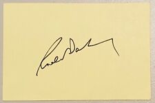 Roald Dahl Signed Autographed 4x6 Card JSA LOA Charlie & Chocolate Factory Wonka picture