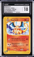 2002 POKÉMON EXPEDITION FOR POSITION ONLY #39/165 CHARIZARD CGC 10 GEM MINT picture