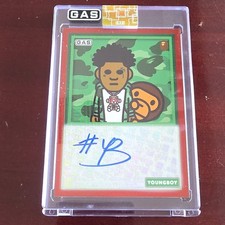 Youngboy Never Broke Again Trading Card A Bathing Ape 3/5 Limited Edition GAS picture