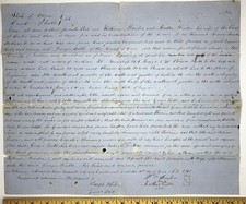 RARE Important ms Document 1860 Benton County Oregon Signed by Pioneers Heisler picture