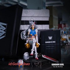 MMS x CHAOS COS RX-78-2 Girl Resin Model Painted Statue In Stock 1/6 Scale 28CM picture
