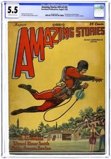 Amazing Stories Pulp Vol. 3 #5 CGC 5.5 1928 4572451002 picture
