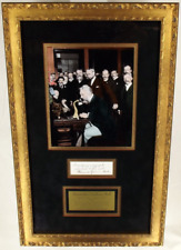 Alexander Graham Bell Telephone Inventor Autograph Display JSA Authenticated    picture