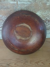 Antique Munsing Wooden Dough Bowl 14.5