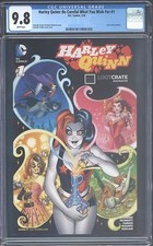 Harley Quinn Be Careful What You Wish For #1 Loot Crate Exclusive CGC 9.8 picture